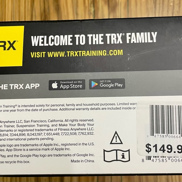 TRX STRONG SYSTEM Suspension Training Bodyweight Resistance System New Open Box - Picture 2 of 11